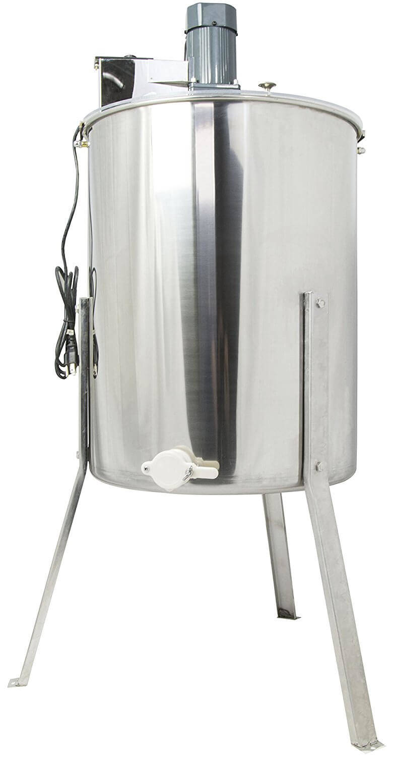 VIVO New Electric Four 4 Frame Stainless Steel Honey Extractor