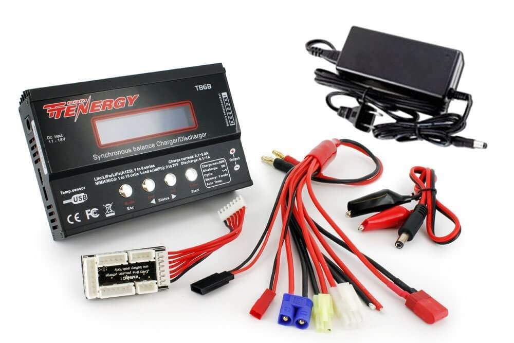 Combo Special Tenergy TB6-B Balance Charger