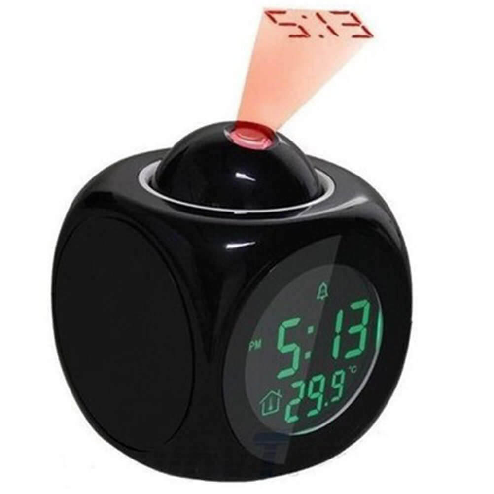 Good voice Smart LCD Digital Projection Alarm Clock
