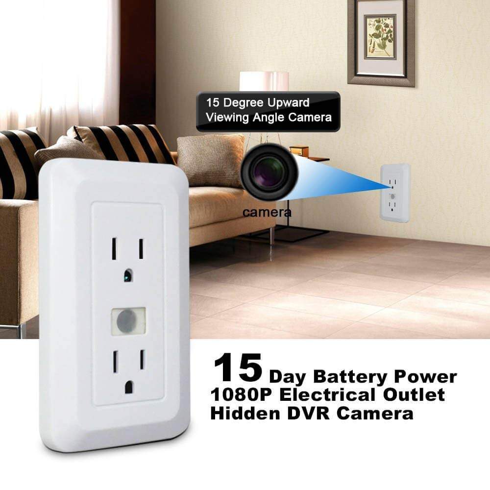 Fuvision Electrical Outlet Hidden Spy Camera