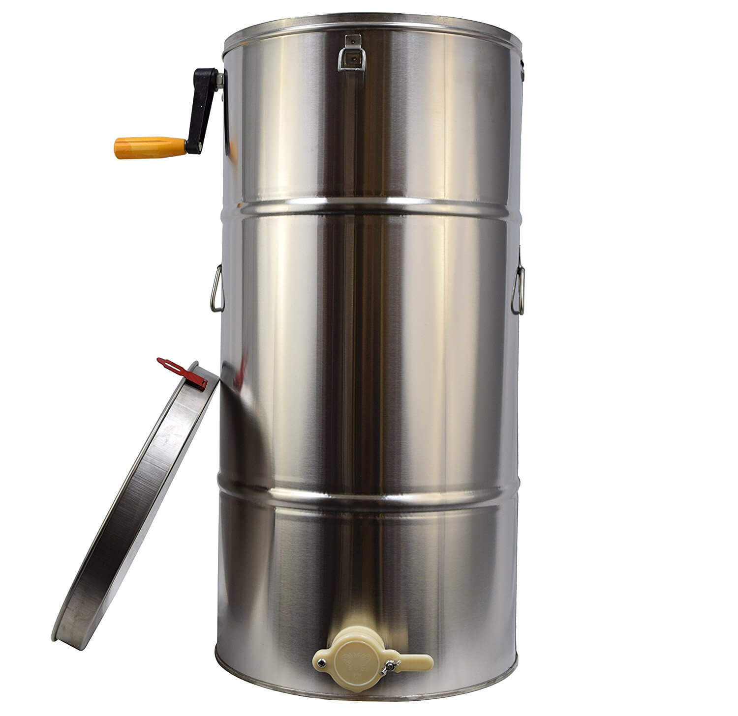 New Two 2 Frame Stainless Steel Bee Honey Extractor