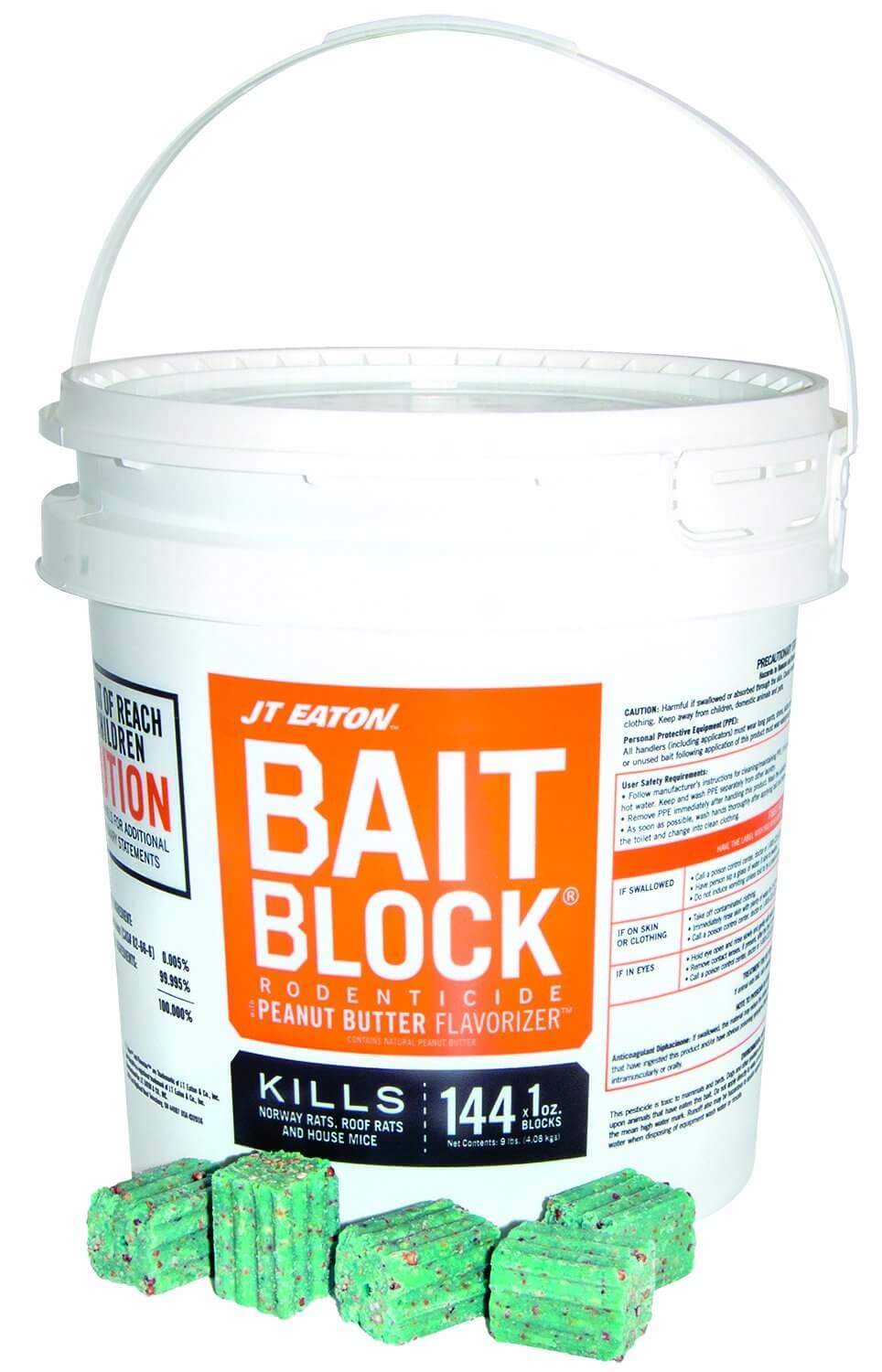JT Eaton 709-PN Bait Block Rodenticide Anticoagulant Bait