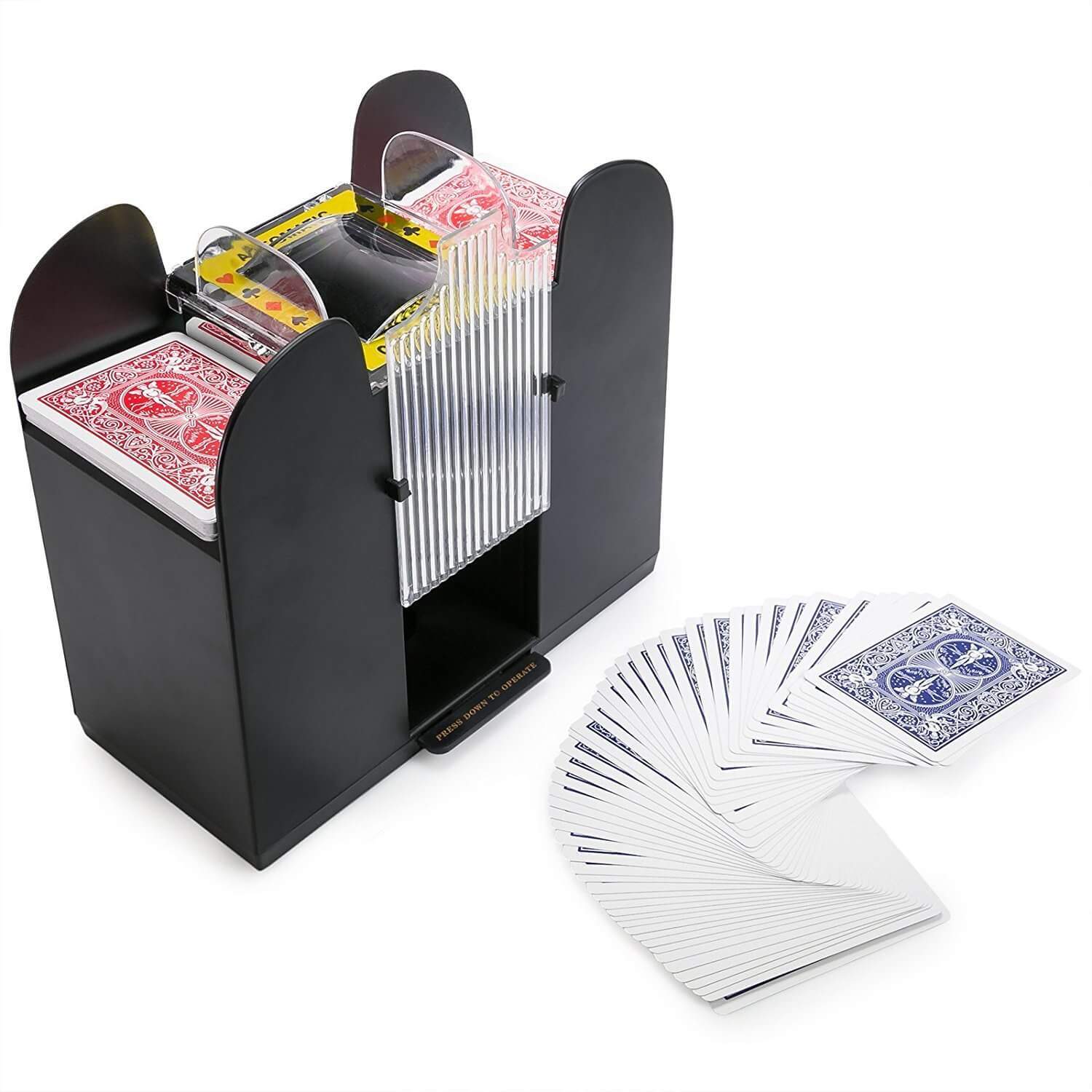 WYZworks Casino 6 Deck Automatic Playing Card Shuffler