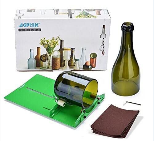 AGPtek Long Glass Bottle Cutter Machine Cutting Tool For Wine Bottles