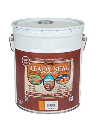 Ready Seal 512 5-Gallon Pail Natural Cedar Exterior Wood Stain and Sealer