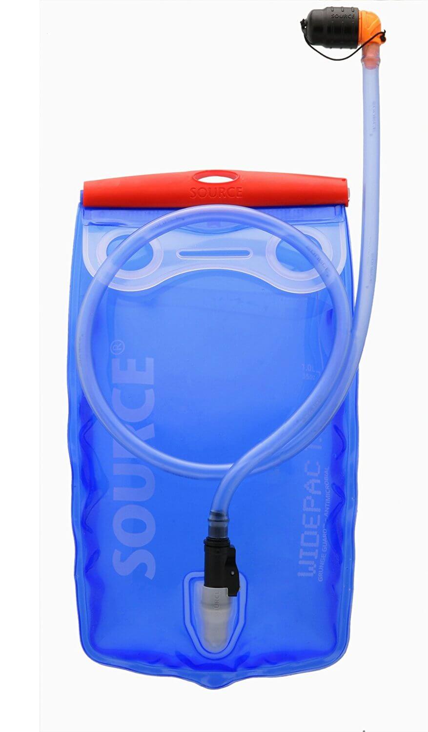 Source Outdoor Widepac Hydration System Reservoir with Helix Bite Valve