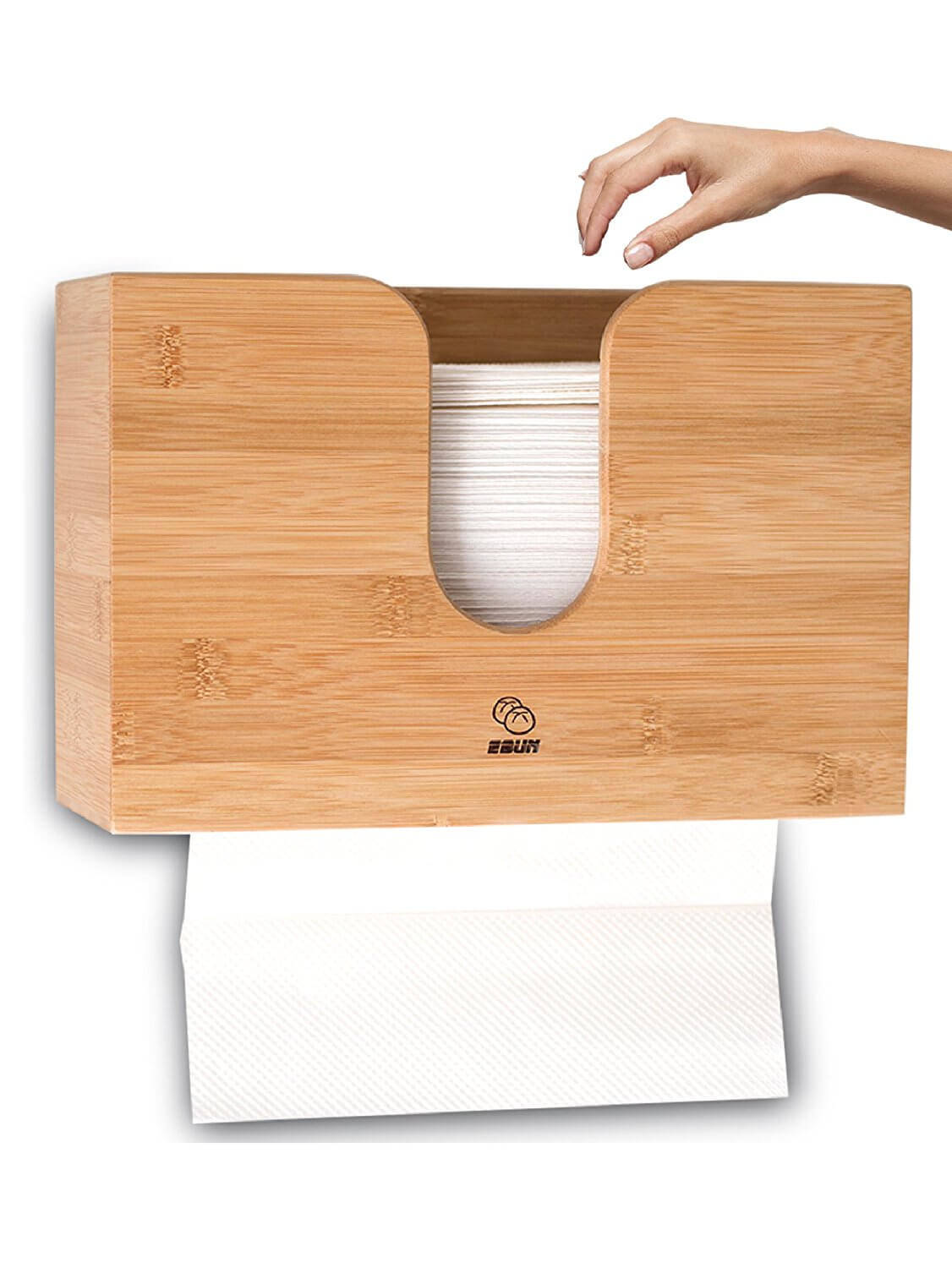 eBun Bamboo Paper Towel Dispenser
