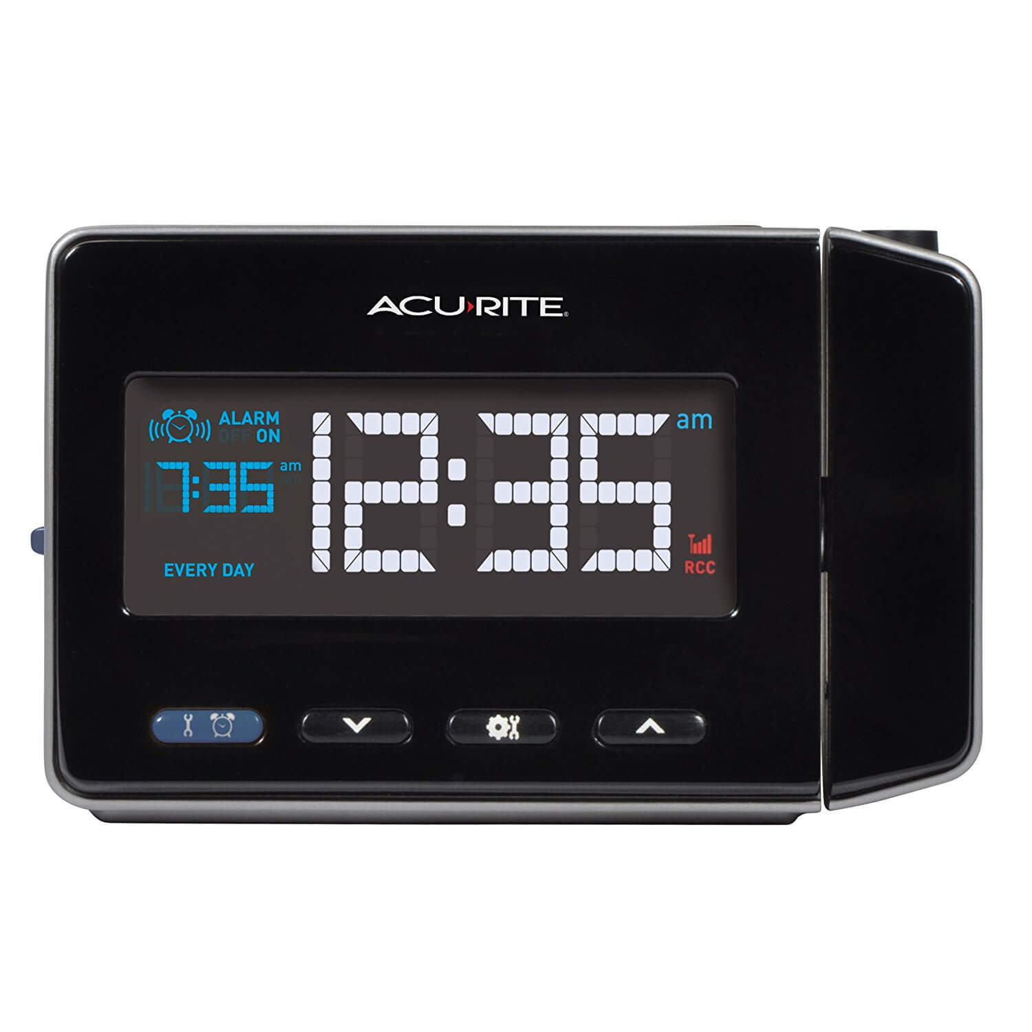 AcuRite 13021 Atomic Projection Alarm Clock