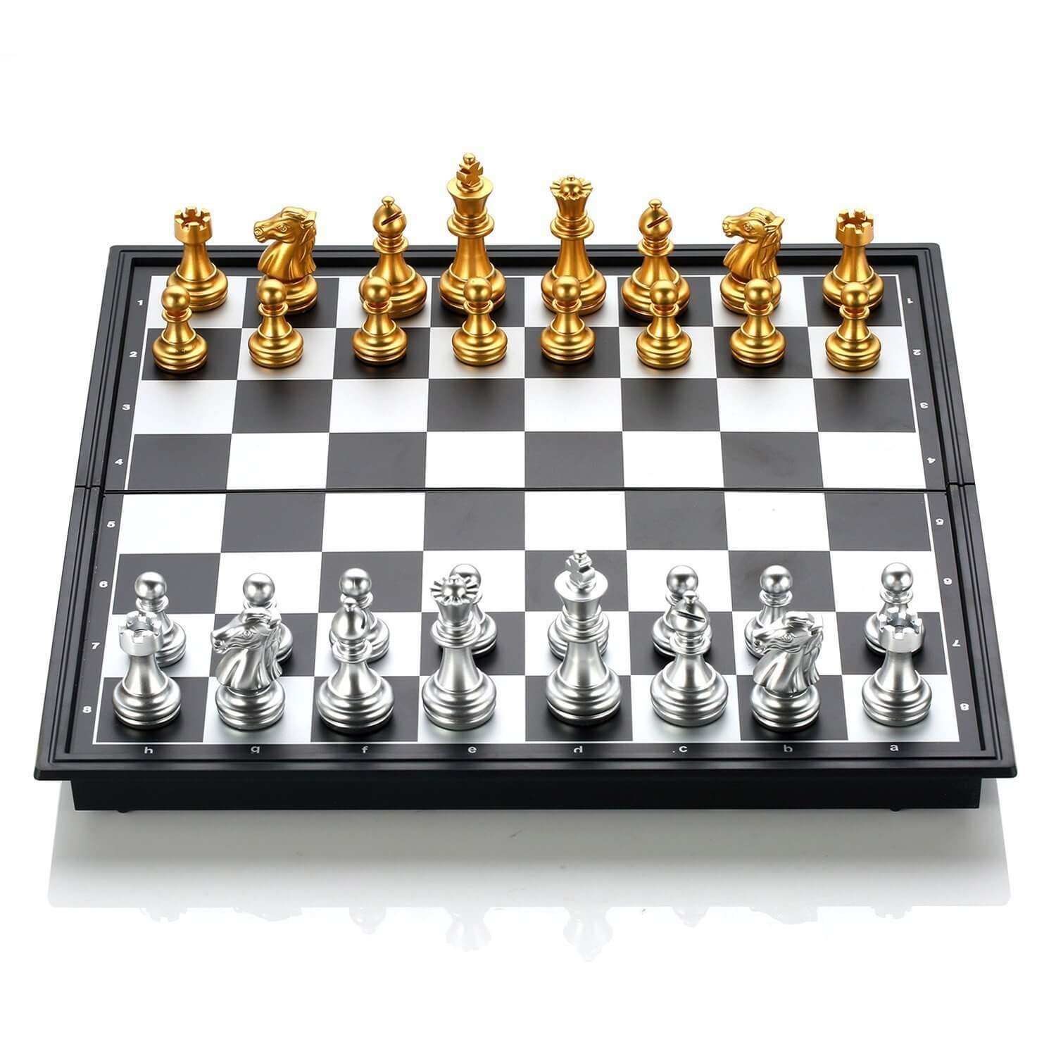GZNIGHT Folding Magnetic Travel Chess Set