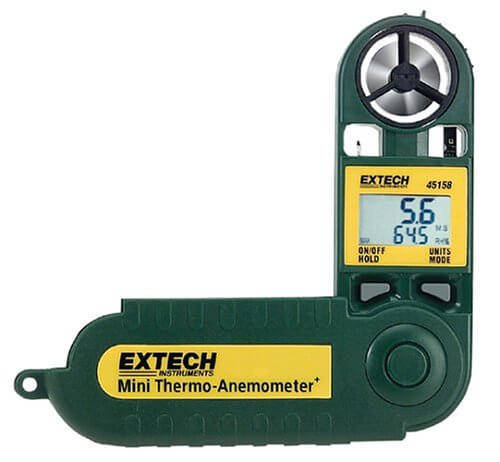 ​Extech 45158 Mini Waterproof Thermo Anemometer