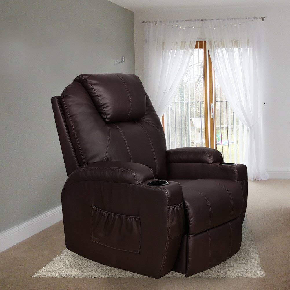 MAGIC UNION Power Lift Heated Vibrating Electric Massage Recliner Chair