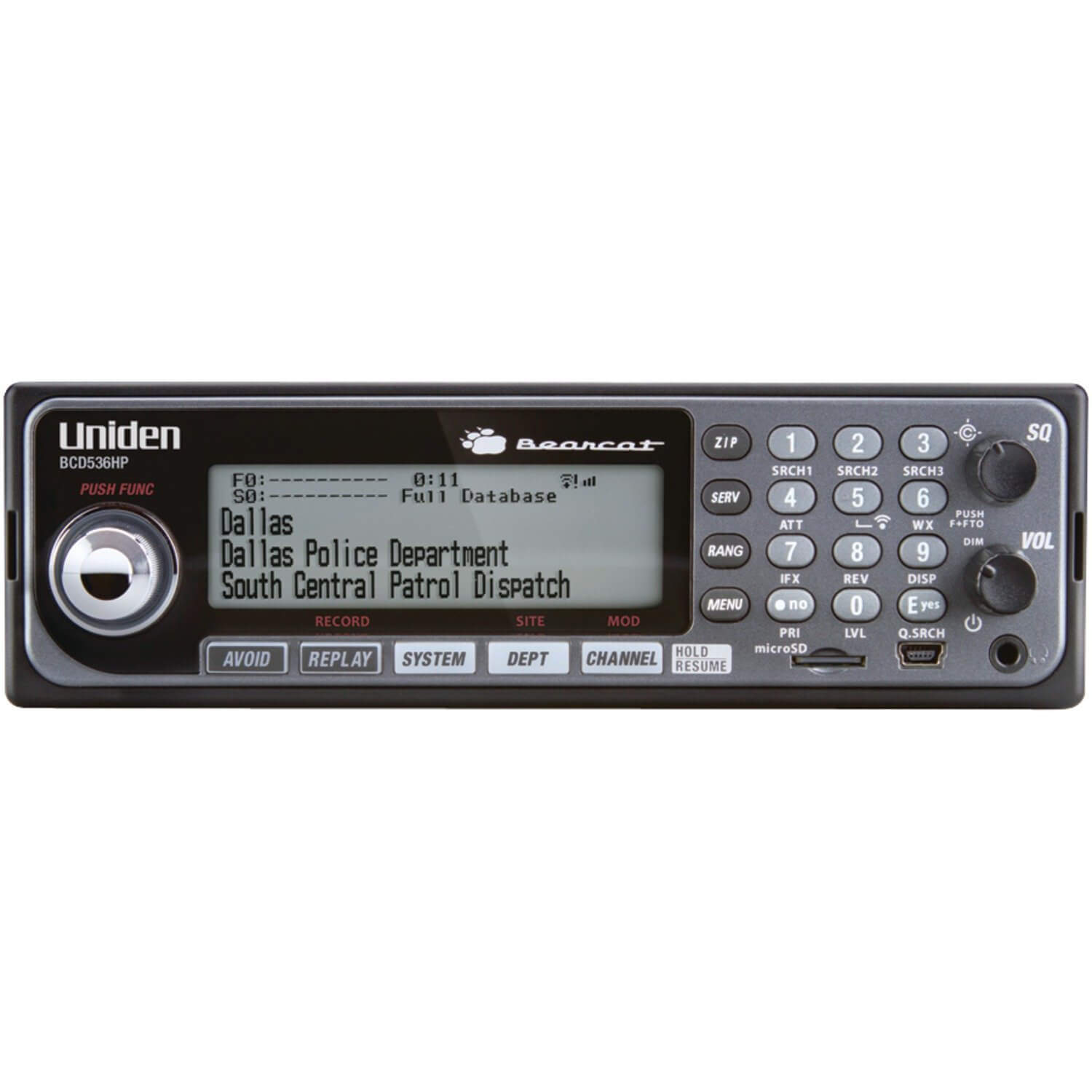 Uniden BCD536HP Digital Phase 2 Base/Mobile Scanner