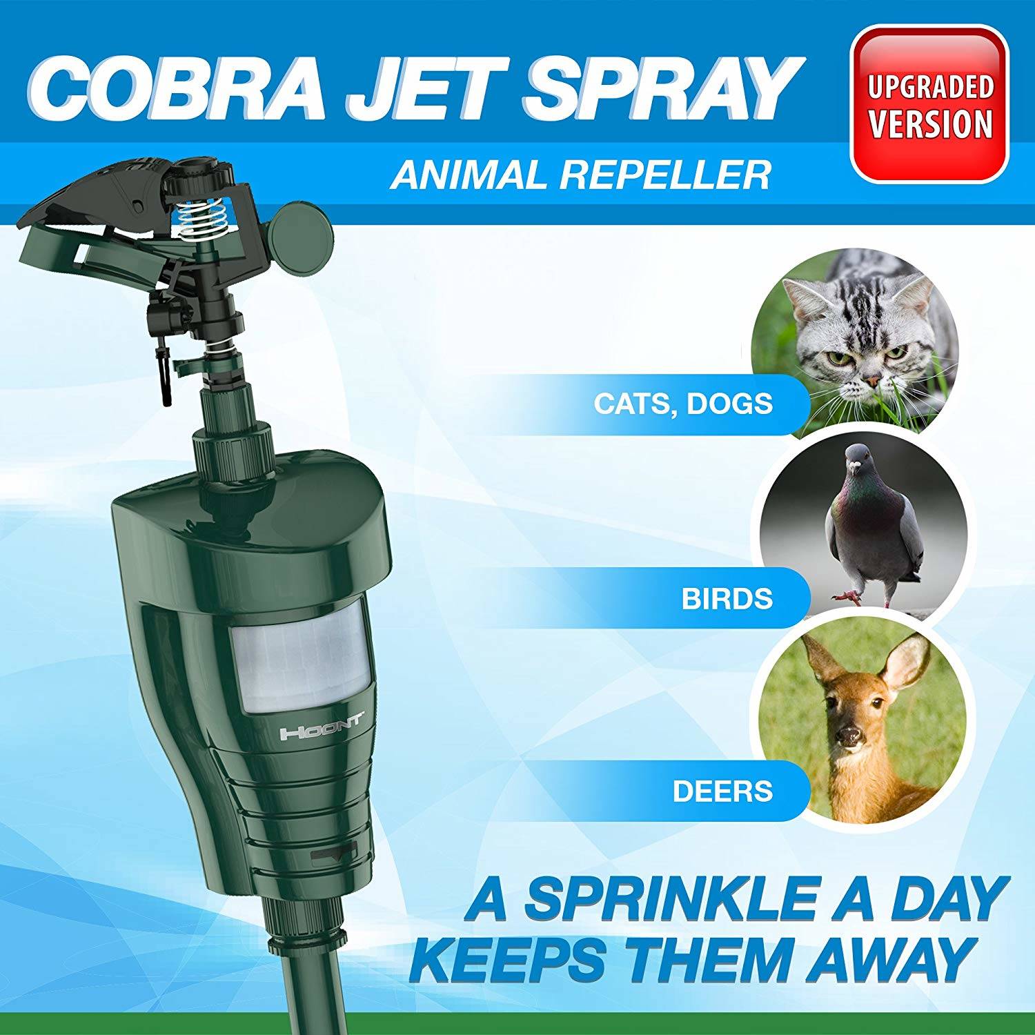 Hoont Cobra Powerful Outdoor Water Jet Blaster Animal Pest