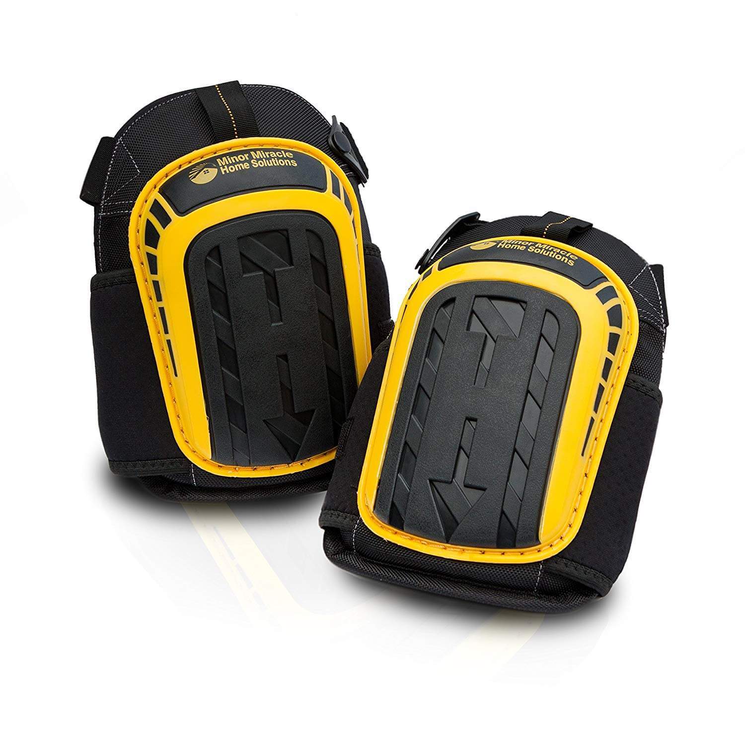 Professional Knee Pads with Layered Gel by Minor Miracle Home Solutions