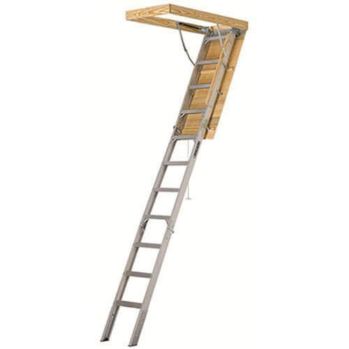 Louisville Ladder 25-1 2 by 54-Inch Elite Aluminum Attic Ladder