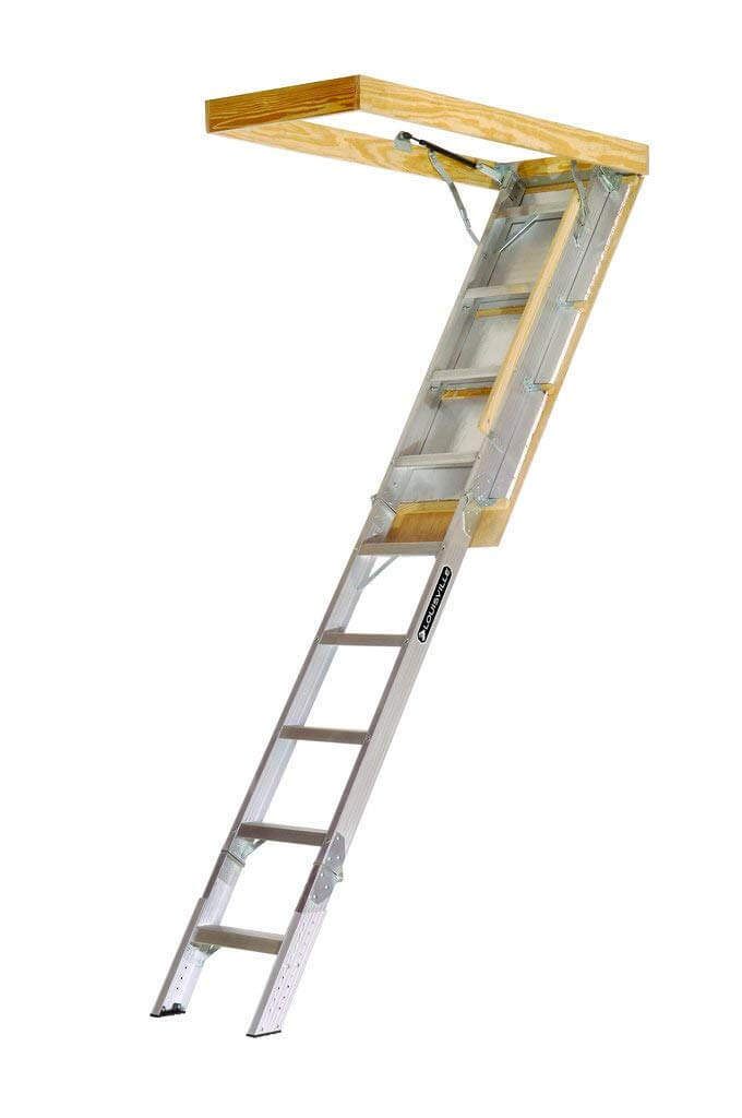 Louisville Ladder AA229GS Elite Aluminum Attic Ladder