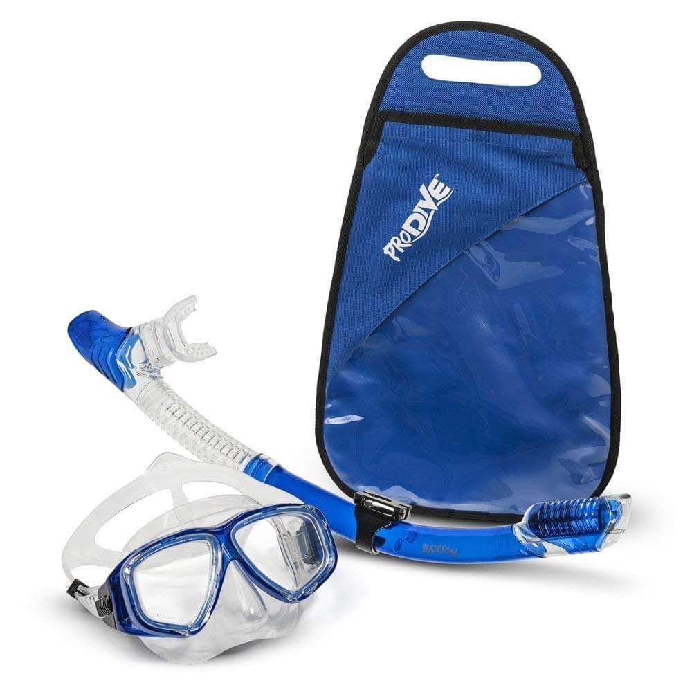 ProDive Premium Dry Top Snorkel Set