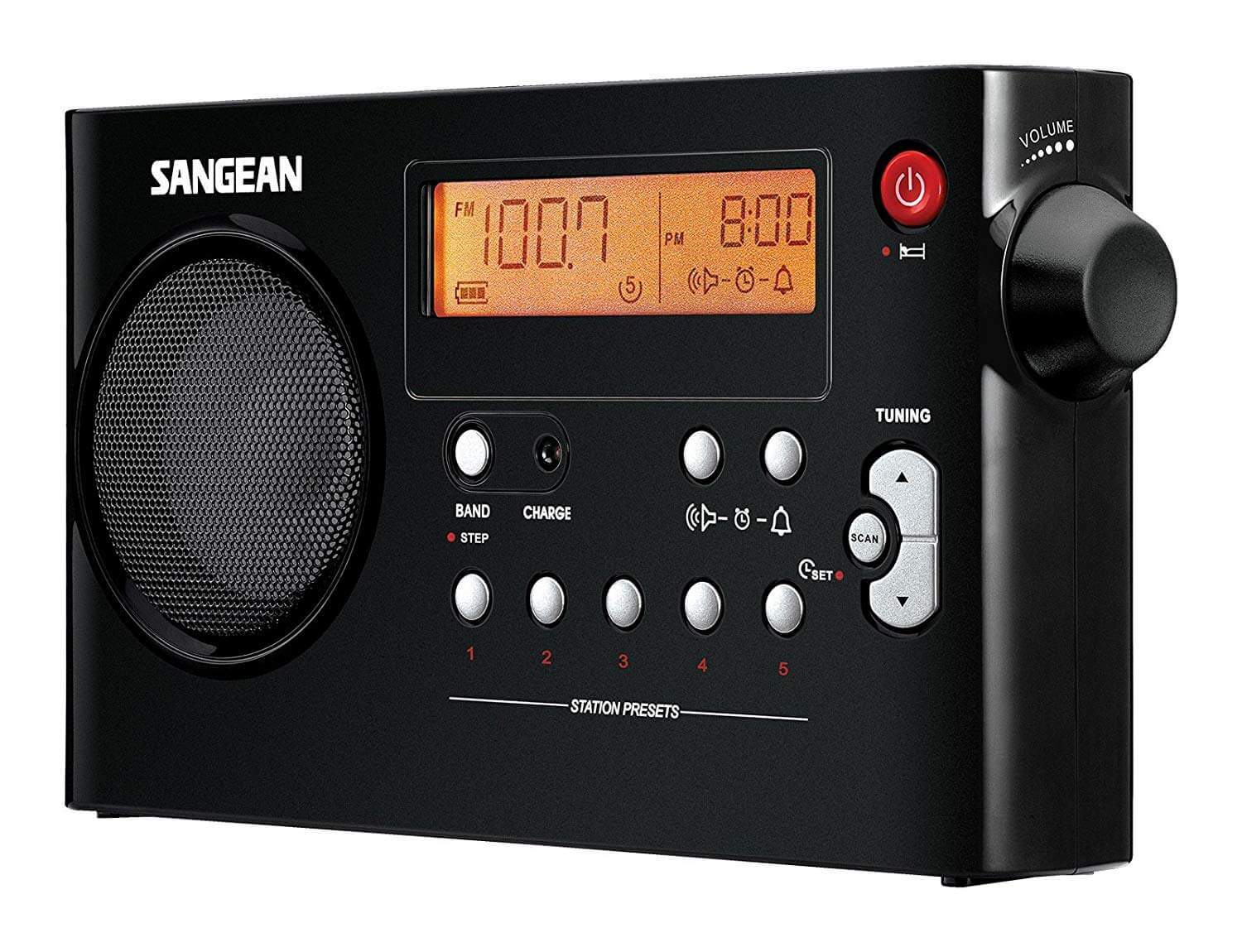 Sangean PR-D7 BK AM FM Radio