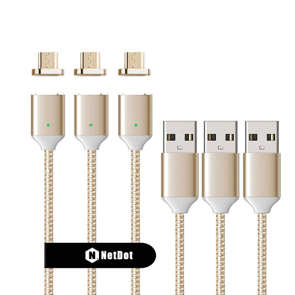 NetDot Magnetic Micro USB Charging Cable