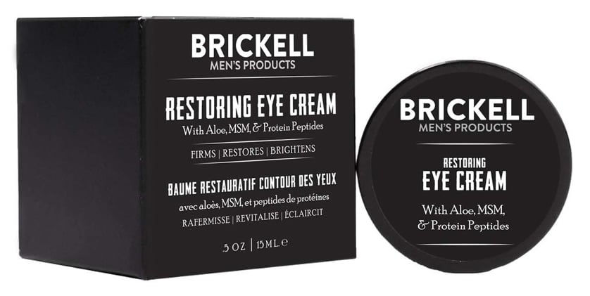 Brickell Mens Restoring Eye Cream for Men
